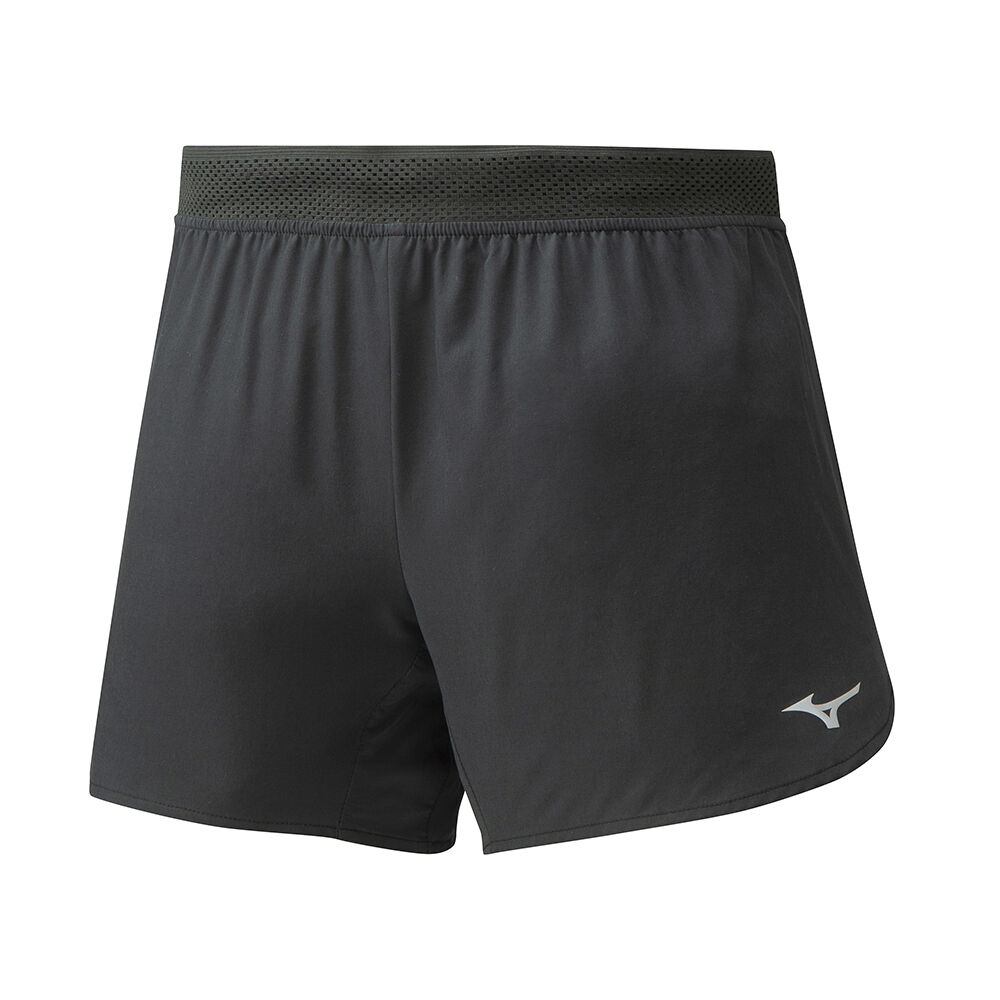 Mizuno Women's ER 4.5 2in1 Running Shorts Black (J2GB030309-FHI)